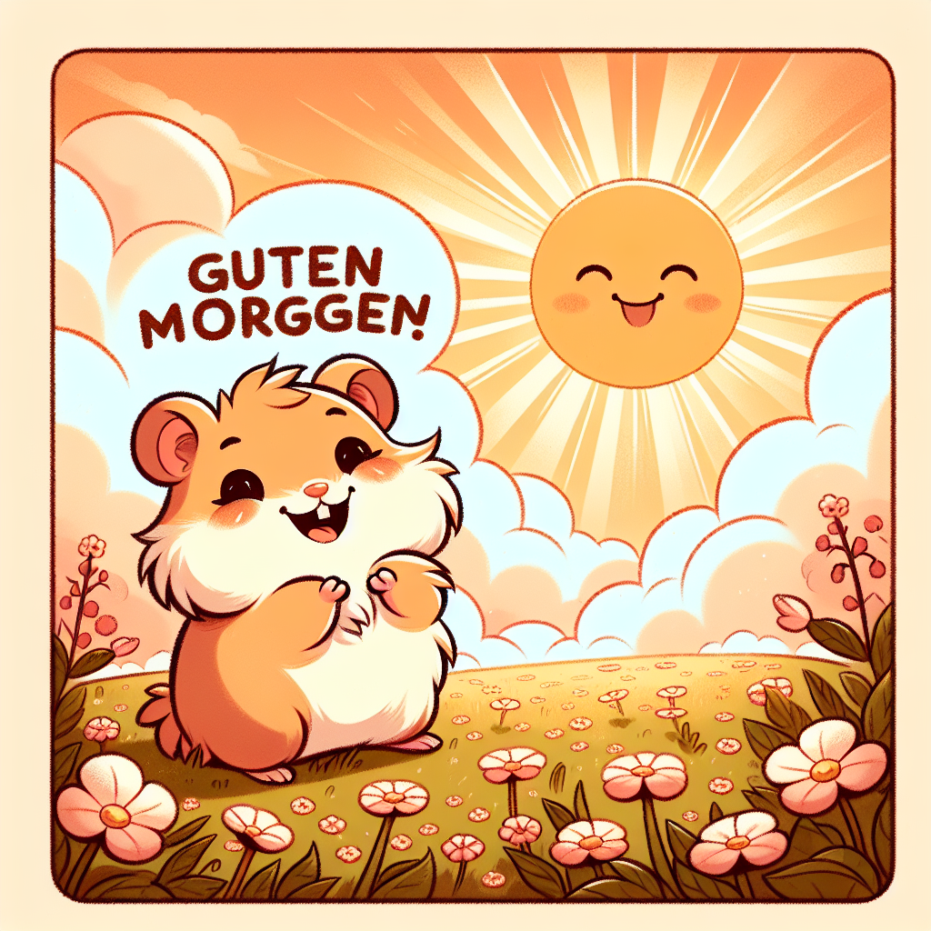 Guten Morgen! Lass die Sonne in deinem Herzen strahlen! ☀️✨