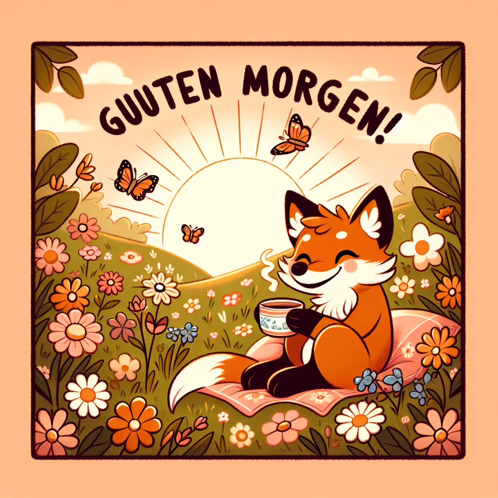 ? Guten Morgen! Lass die Sonne in deinem Herzen strahlen! ?