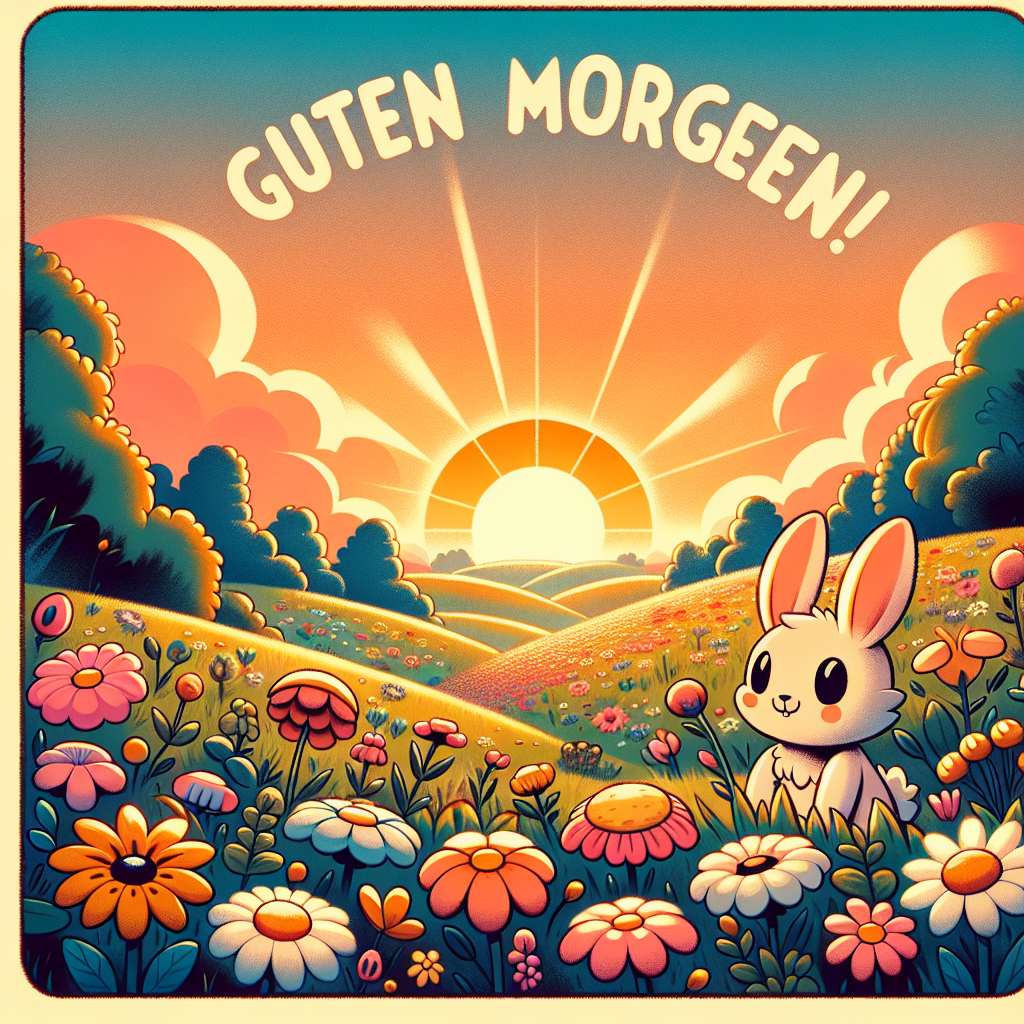 Guten Morgen, Sonnenschein! Heute strahlt die Welt nur für dich! ☀️✨