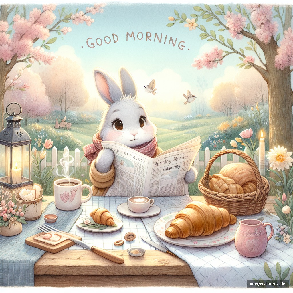 Guten Morgen! Lass den Frühling in dein Herz und die Woche mit Wärme erblühen. ?✨